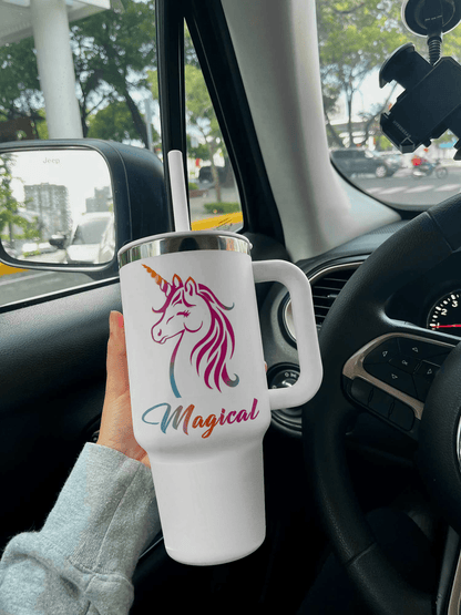 Unicorn 40 Oz Shineful™ Tumbler Magical Vq03 White 40Oz