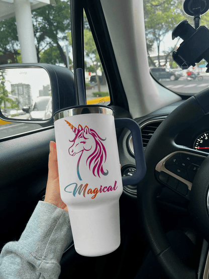 Unicorn 40 Oz Shineful™ Tumbler Magical Vq03 Navy 40Oz