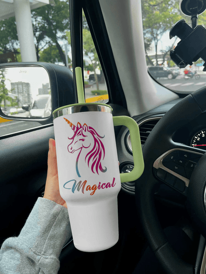 Unicorn 40 Oz Shineful™ Tumbler Magical Vq03 Green 40Oz