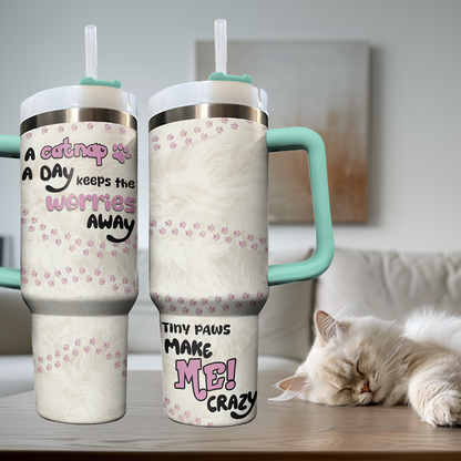 Shineful Tumbler Purrfect Paws Cat Kitten Lover