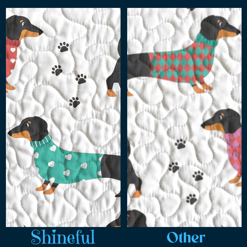 Shineful All Season Quilt 3-Piece Set Sweet Love Yorkie