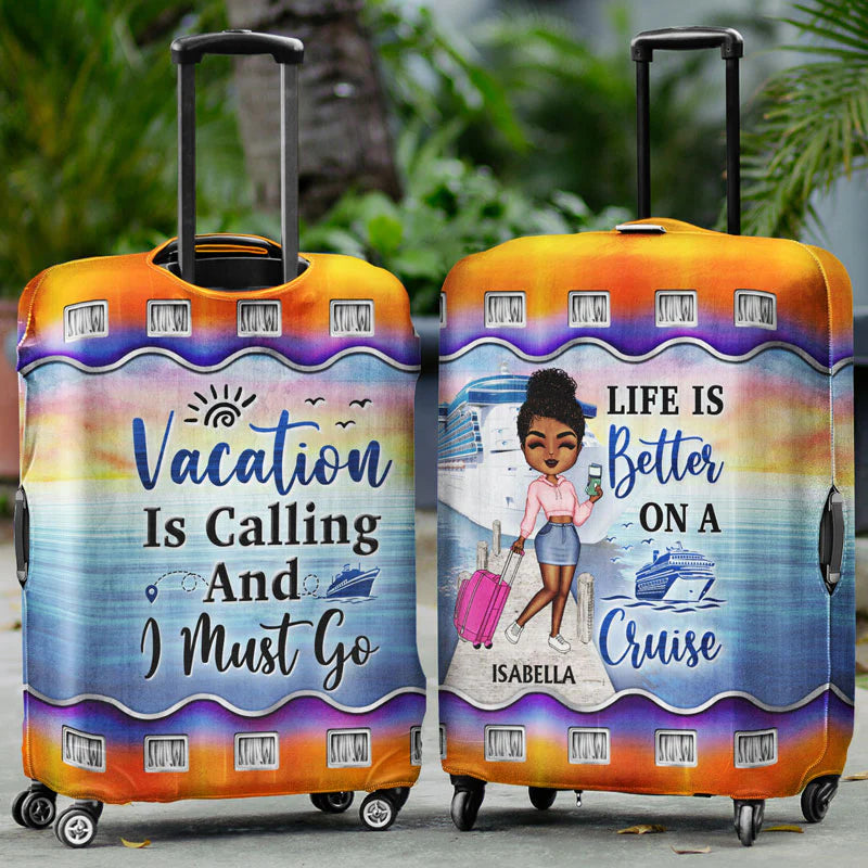 Shineful Just A Girl Boy Who Loves Cruising Personalized Luggage Cover