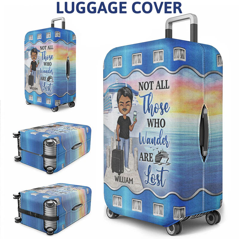 Shineful Just A Girl Boy Who Loves Cruising Personalized Luggage Cover