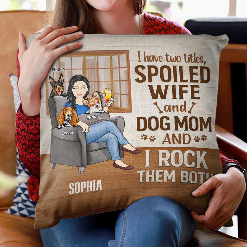 Shineful Pillow Gift For Mother - Thank You Best Dog Mom Ever Personalized