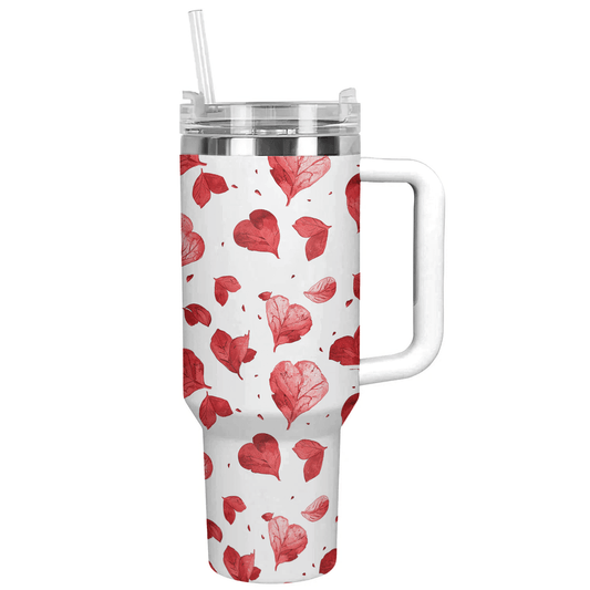 Valentine Shineful™ Tumbler 40 Oz Floral Heart Shape Vq03 40Oz