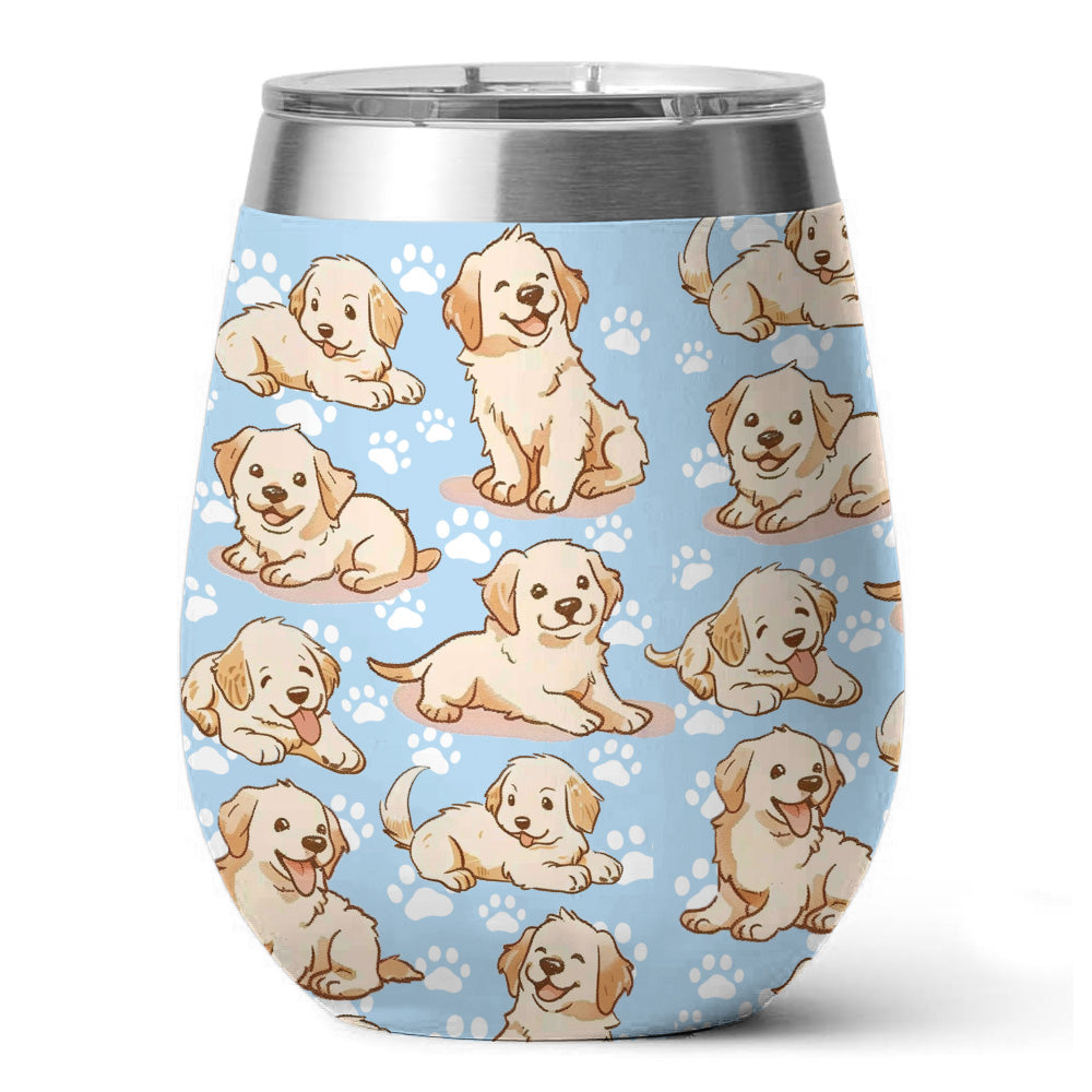 Golden Retriever 12 Oz Shineful™ Baby Nl09 12Oz Tumbler