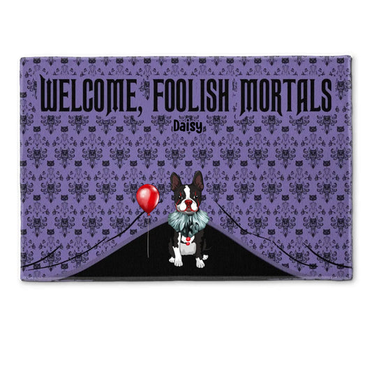 Paillasson personnalisé Shineful Welcome Foolish Mortals