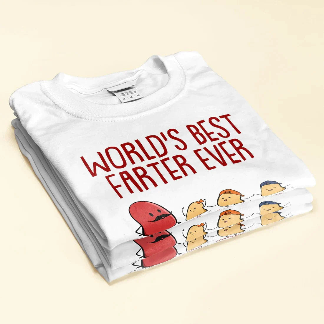 World’s Best Farter Ever I Mean Father Funny - Personalized Shirt Lv01 Unisex T-Shirt