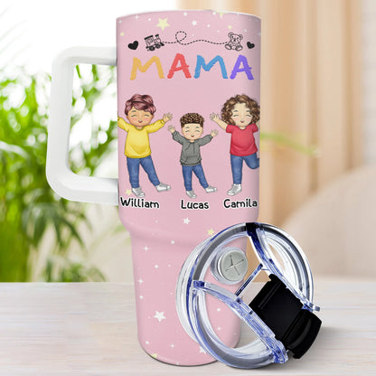 Gobelet brillant pour anniversaire, cadeau d'amour pour mère, père, grand-mère, grand-père - Nana Papa Mommy Daddy Personnalisé