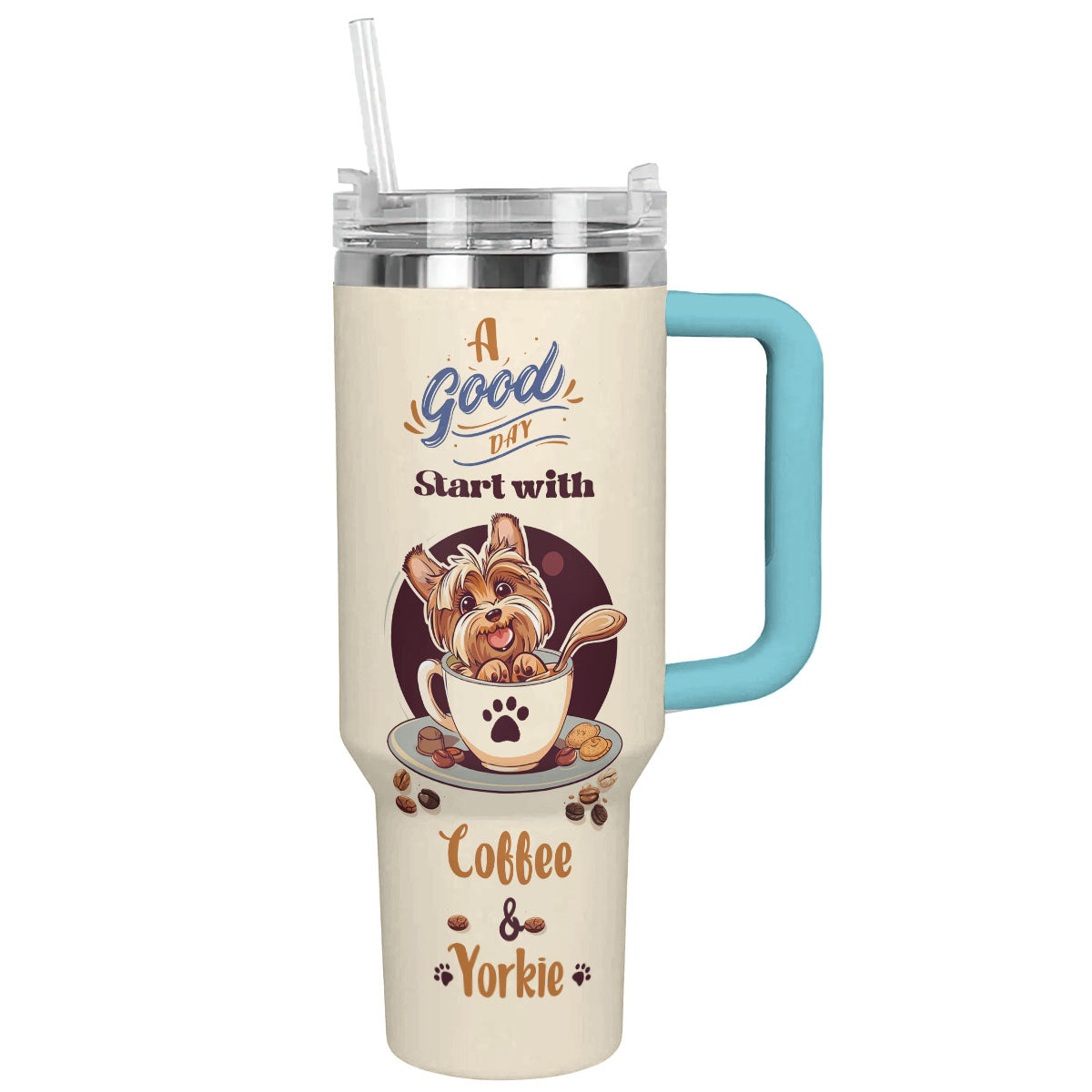 Shineful Tumbler Yorkie Coffee