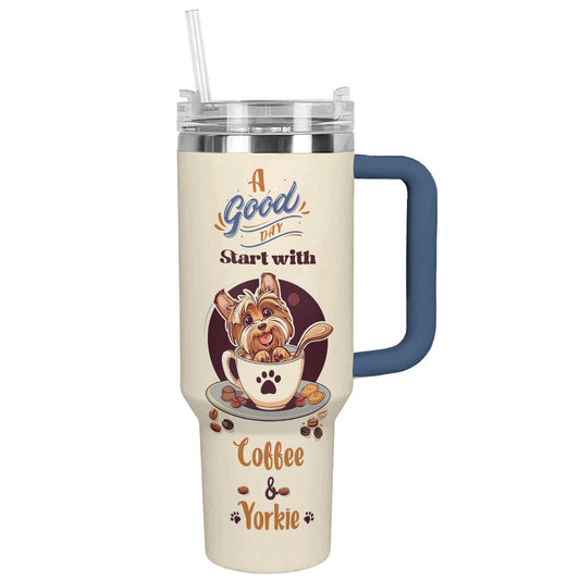 Shineful Tumbler Yorkie Coffee