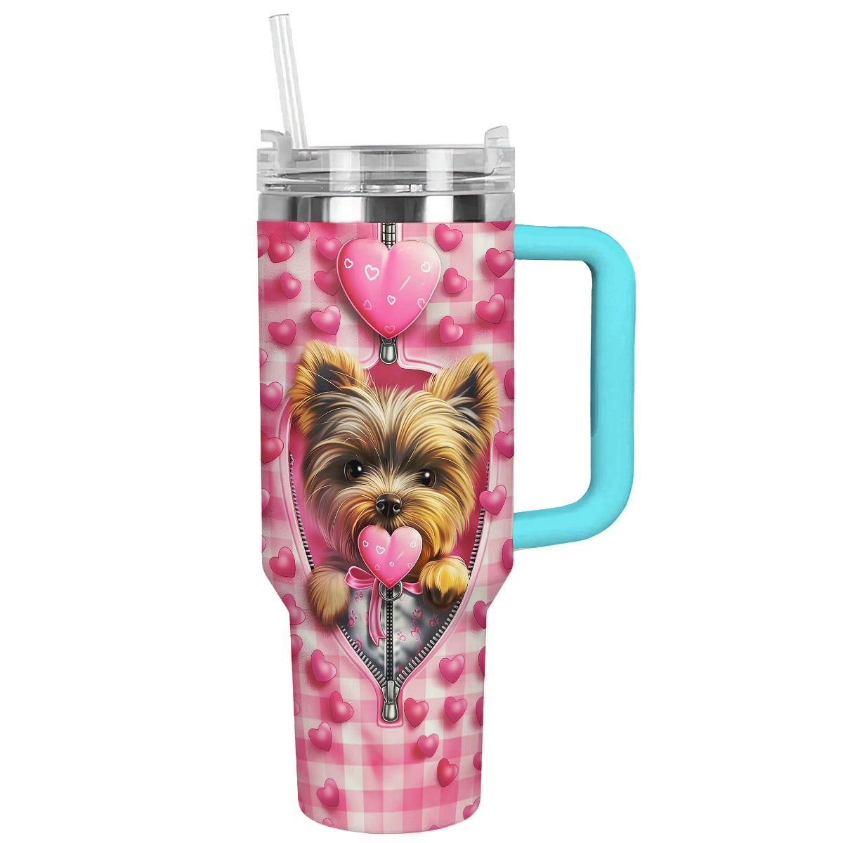 Délice aux cordes sensibles du Yorkie Shineful Tumbler