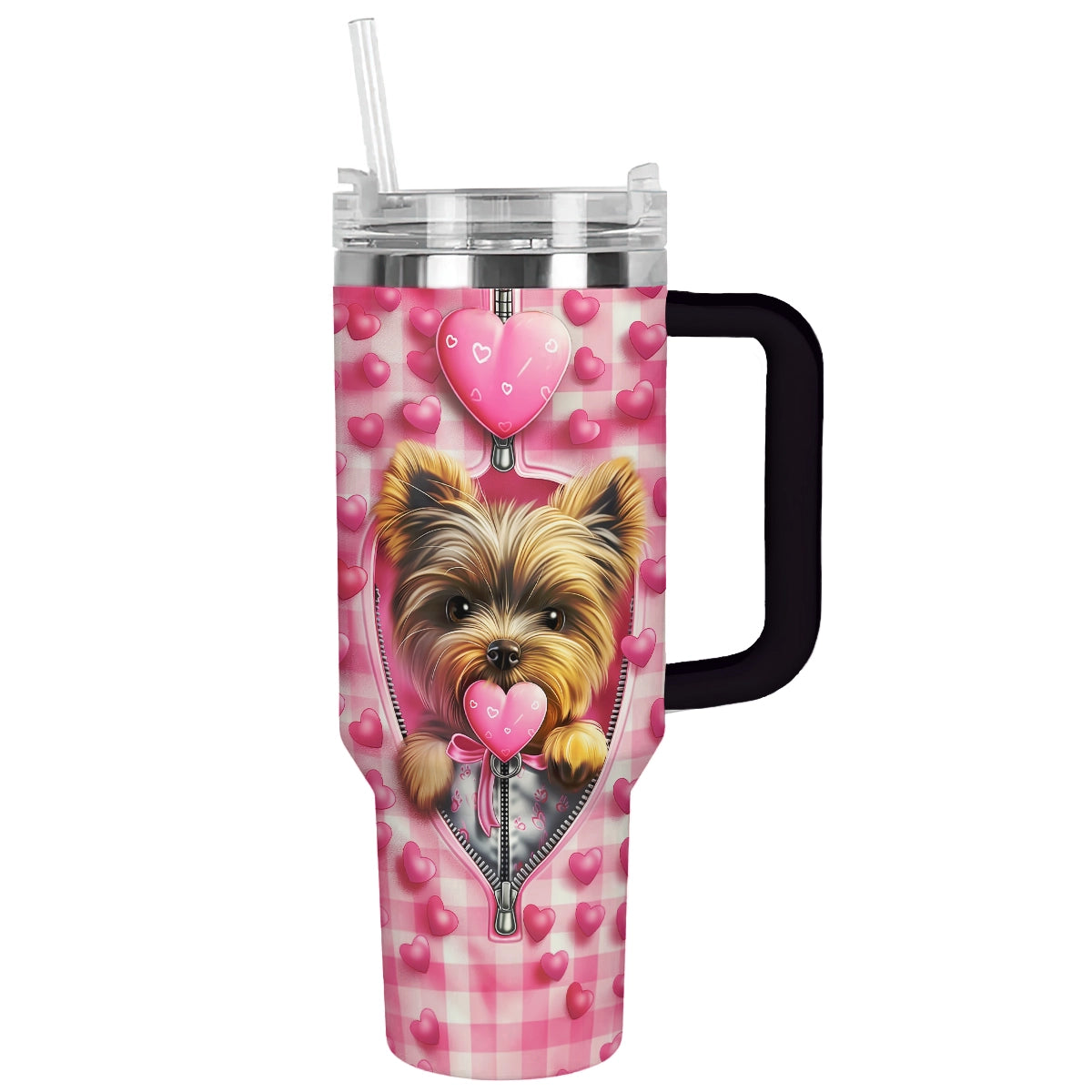 Délice aux cordes sensibles du Yorkie Shineful Tumbler