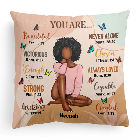 Coussin Shineful Coussin personnalisé You Are Beautiful Victorious 