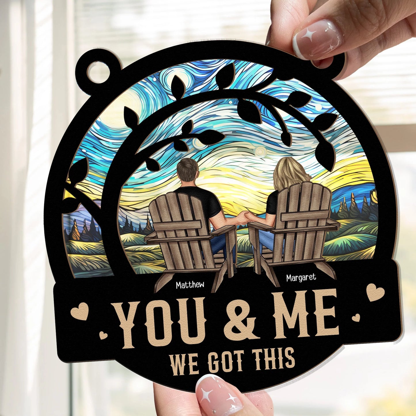 Shineful You & Me We Got This Personalized Hanging Suncatcher