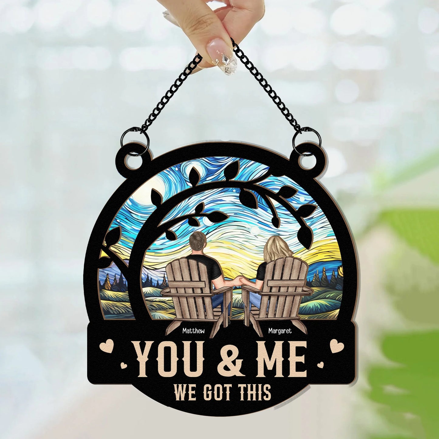 Shineful You & Me We Got This Personalized Hanging Suncatcher