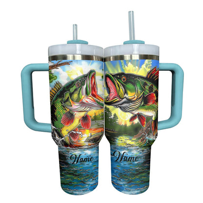 Shineful Tumbler Personalized I love Fishing