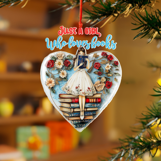 Shineful 2D Acrylic Ornament - Heartfelt Reading