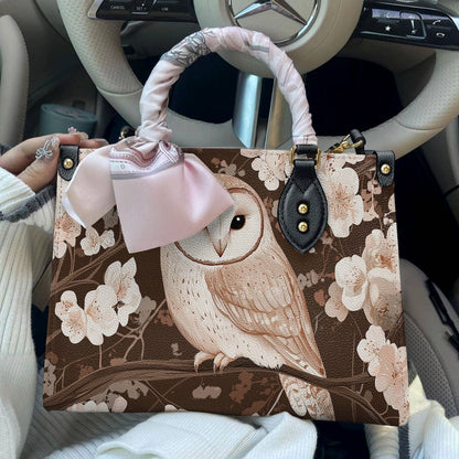 Shineful Leather Bag - Blossom Owl