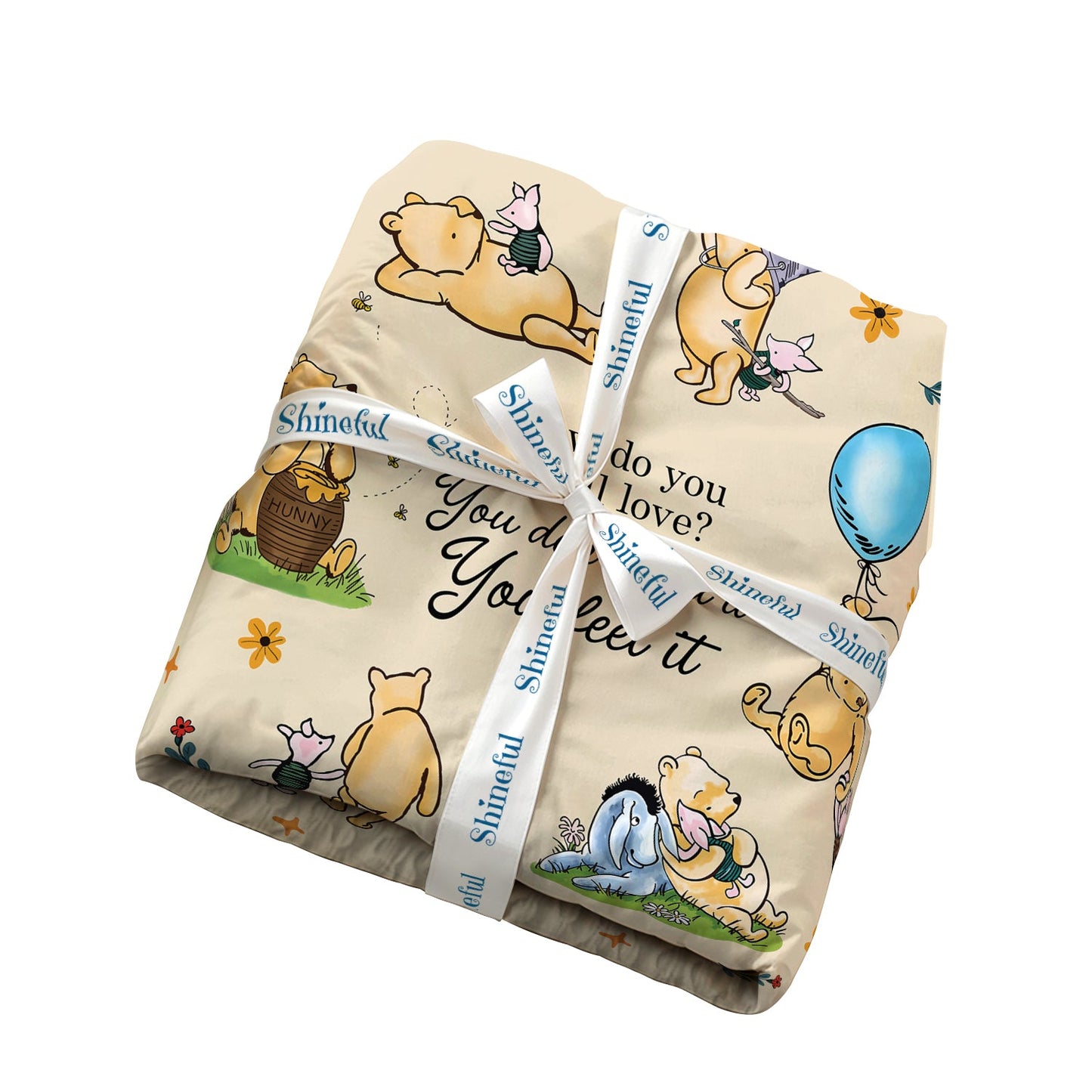 Shineful Fitted Sheet - Pooh The Love