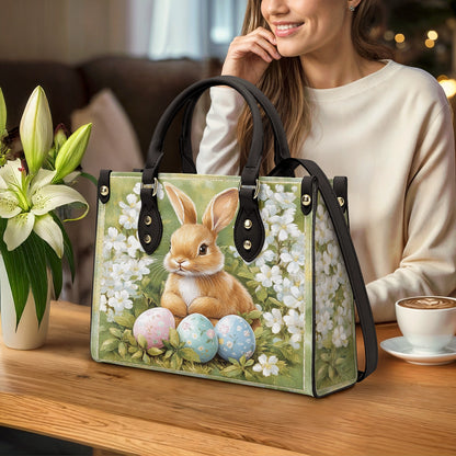 Shineful Leather Bag Springtime Bunny