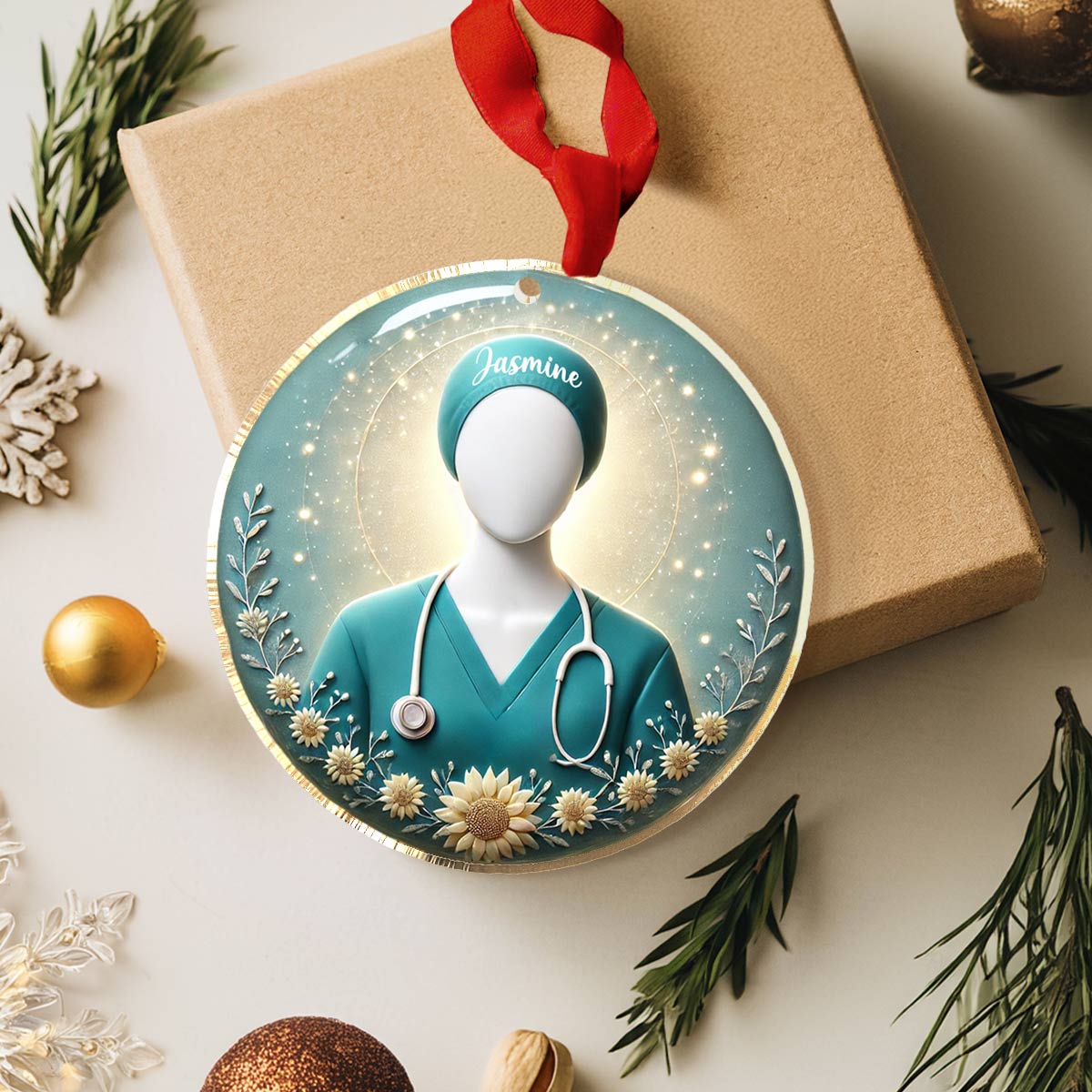 Shineful 2D Acrylic Ornament Proud To Be A Nurse