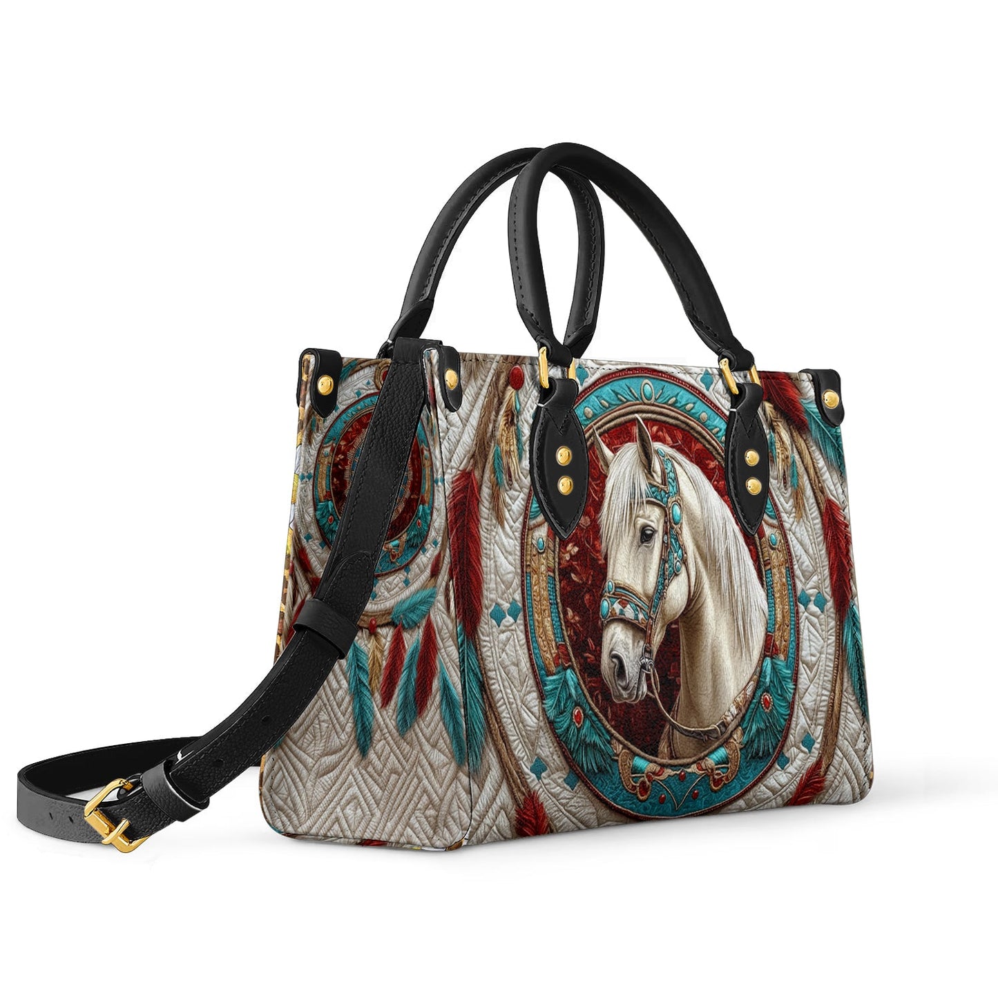 Sac en cuir brillant Native Grace