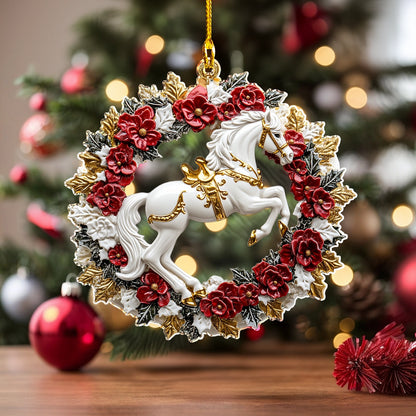 Shineful 2D Acrylic Ornament Enchanted Carousel Horse