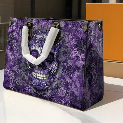 Shineful Leather Bag Gorgeous Mandala Skull