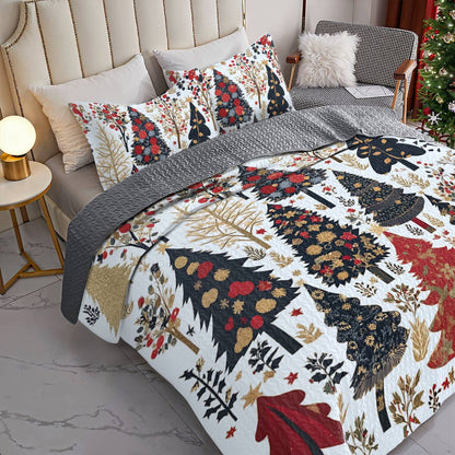 Shineful All Season Quilt 3-Piece Set Mystical Forest