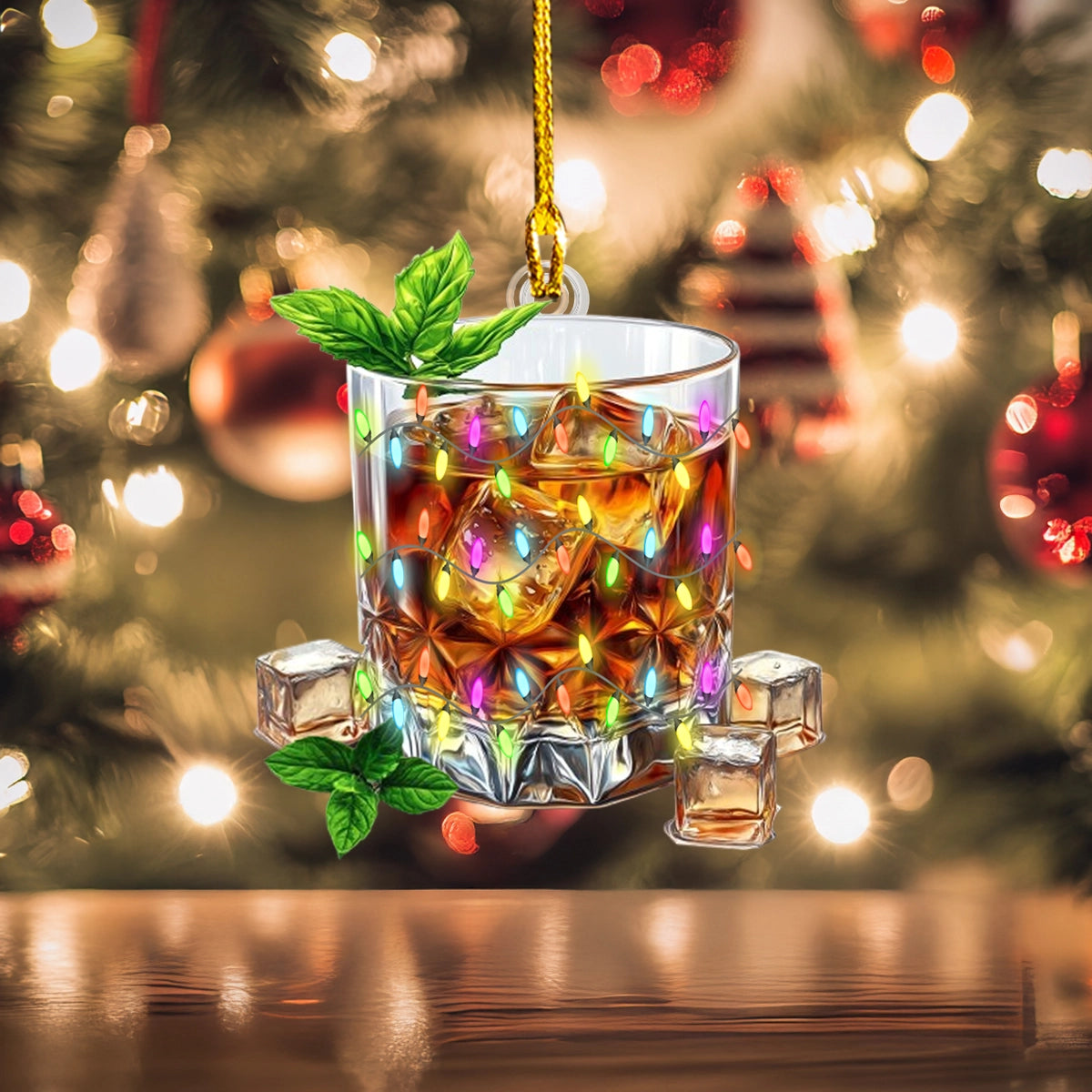 Shineful Acrylic Ornament Sparkling Spirits Whiskey