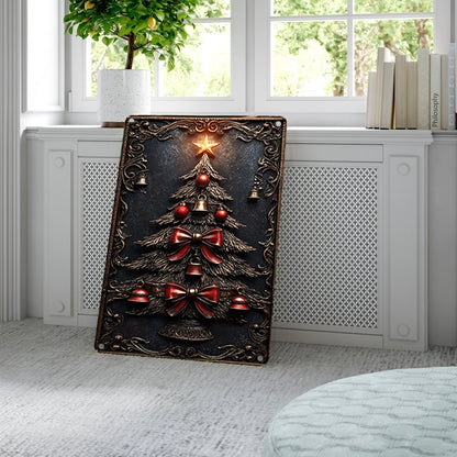 Shineful 2D Metal Sign Rustic Christmas Charm