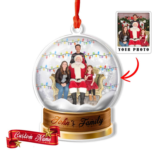 Shineful Acrylic Ornament Custom Photo Pack Discount Snowball