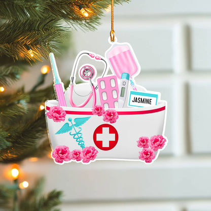 Shineful Personalized 2D Acrylic Ornament Brave Nurse