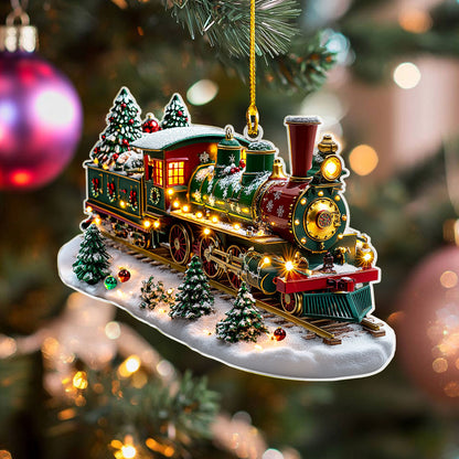 Shineful 2D Acrylic Ornament Twinkling Train