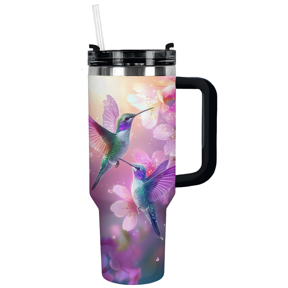 Shineful Tumbler Hummingbird Springtime Dream