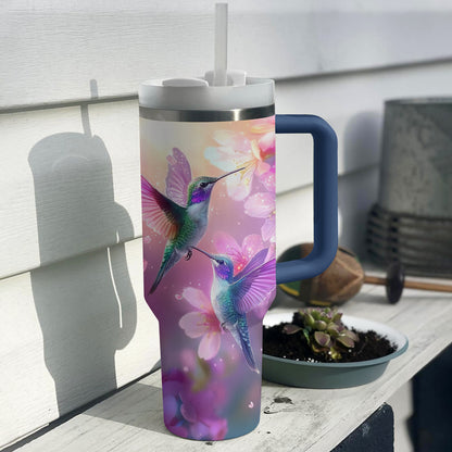 Shineful Tumbler Hummingbird Springtime Dream