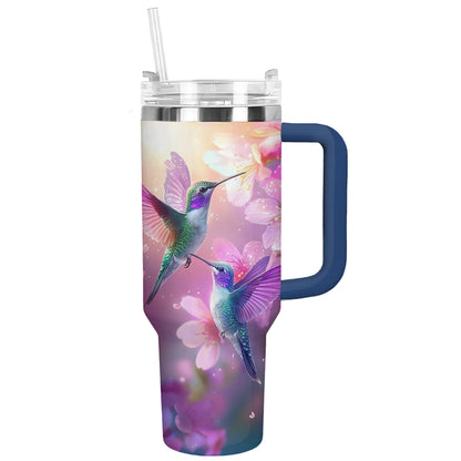 Shineful Tumbler Hummingbird Springtime Dream