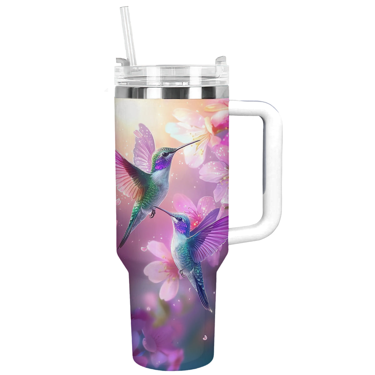 Shineful Tumbler Hummingbird Springtime Dream