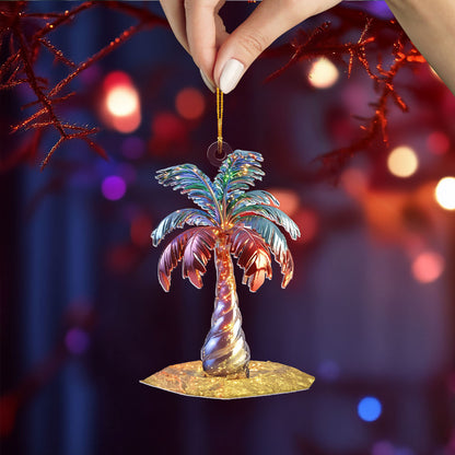 Shineful 2D Acrylic Ornament - Christmas Palm Tree Ornament