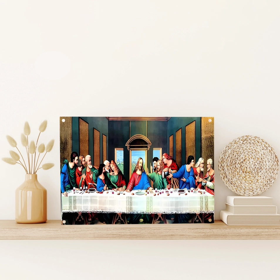 Shineful 2D Metal Sign Masterpiece Last Supper