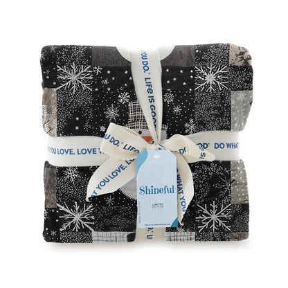 Shineful Fleece Blanket Frosty Nights