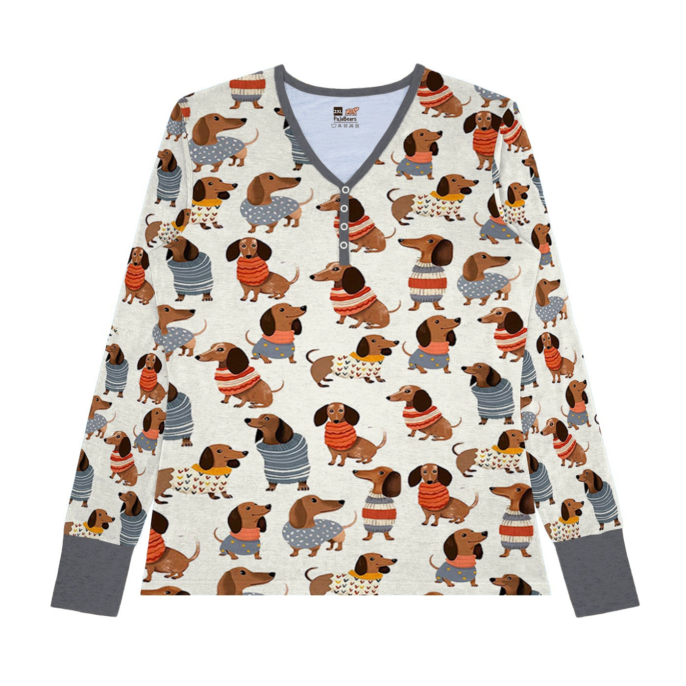 Shineful Pajama Sets Dachshund Cuteness Overload