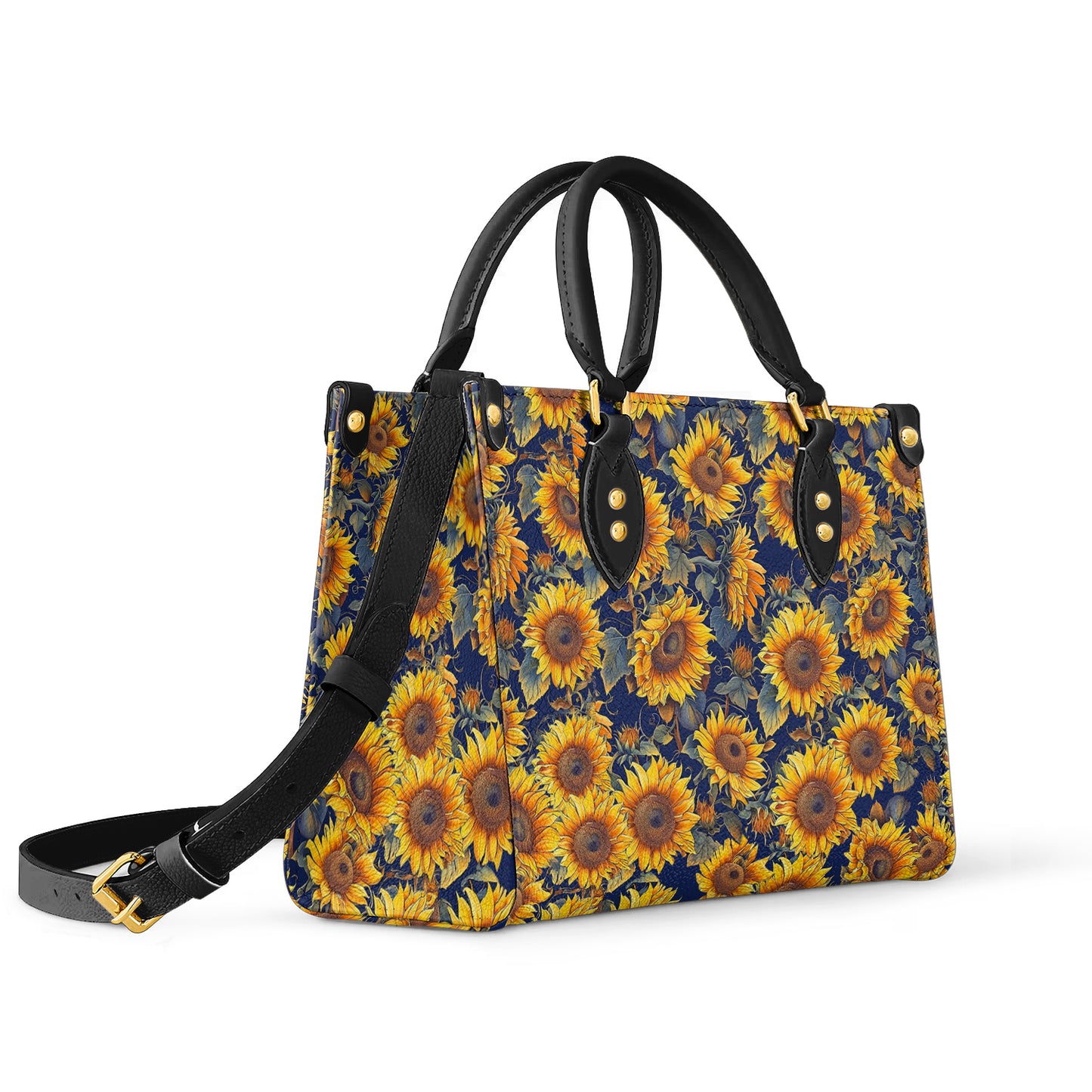 Shineful Leather Bag Sunflower Gorgeous Flower