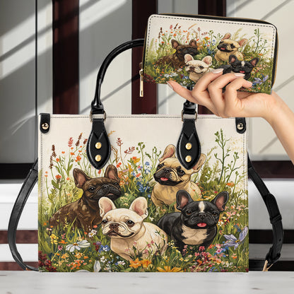 Shineful Leather Bag Frenchie Bloom