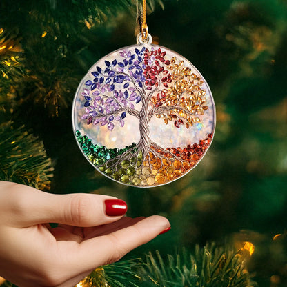 Shineful 2D Acrylic Ornament Four Season Tree Of Life