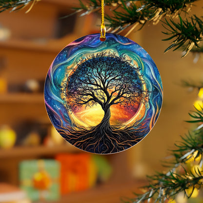 Shineful 2D Acrylic Ornament Cosmic Tree Of Life