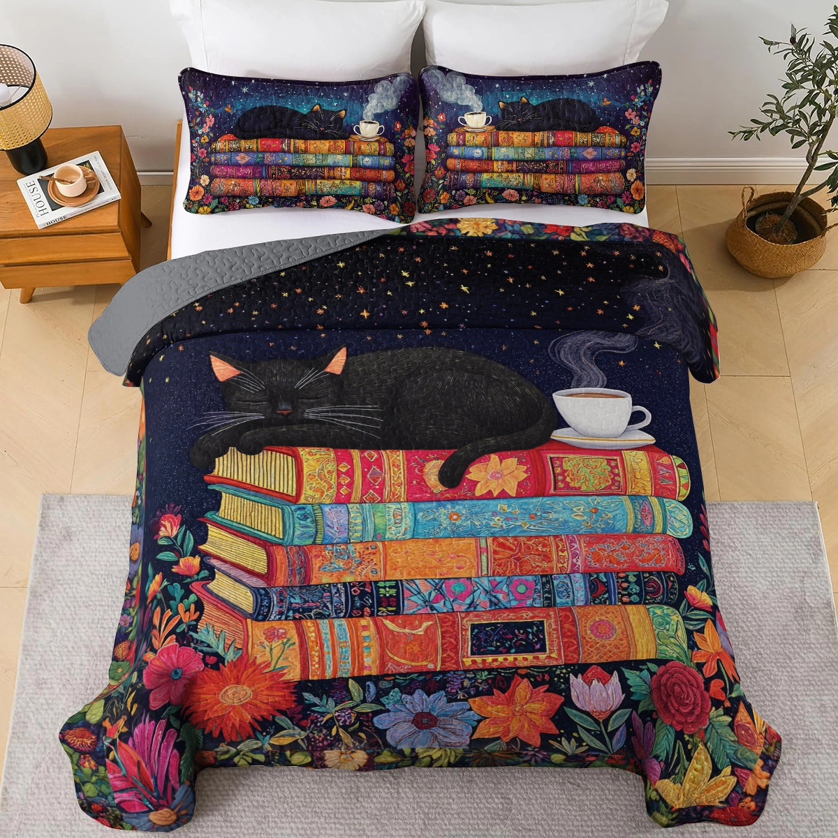 Shineful All Season Quilt 3-Piece Set - Cat's Reading Haven