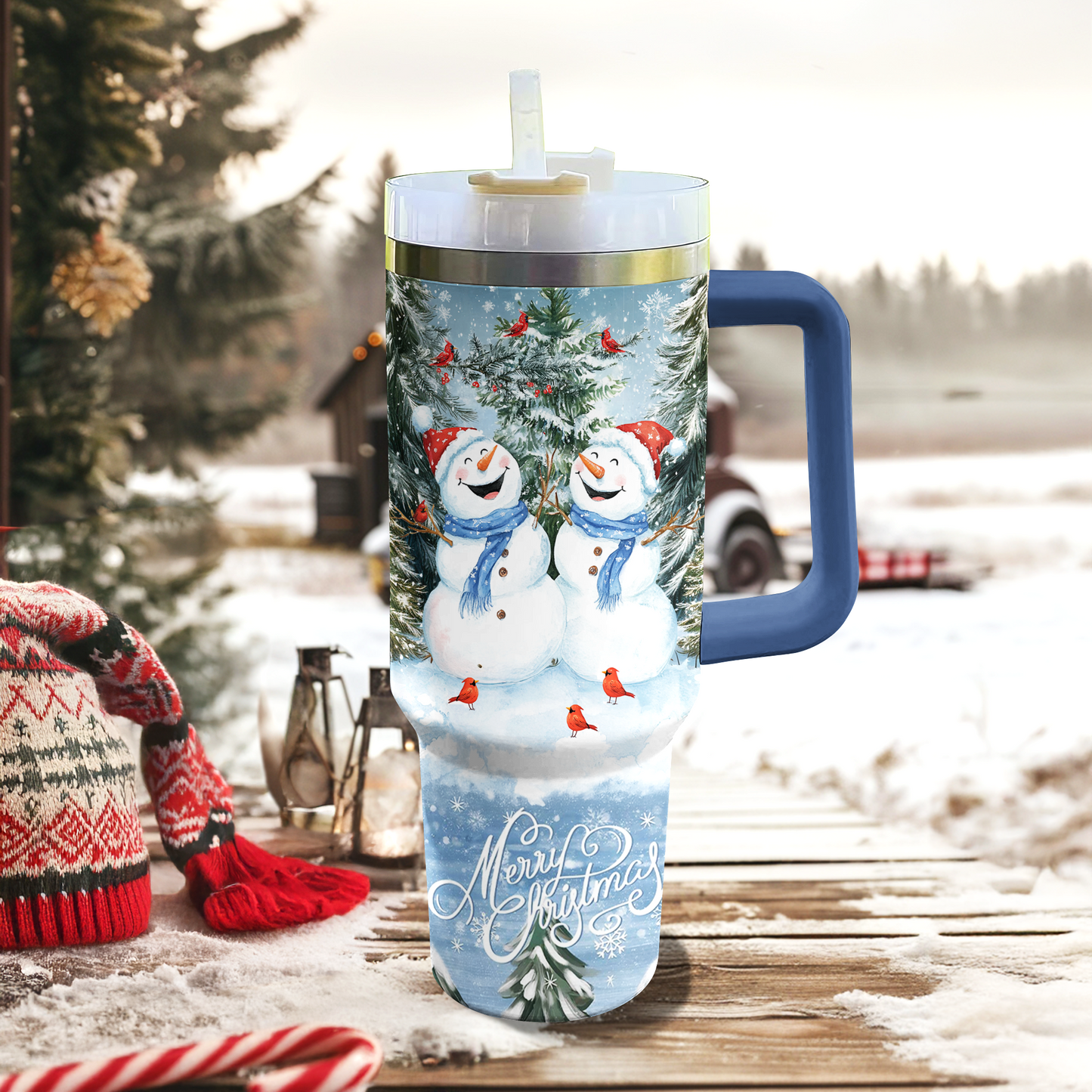 Shineful Tumbler Snowy Smiles Duo