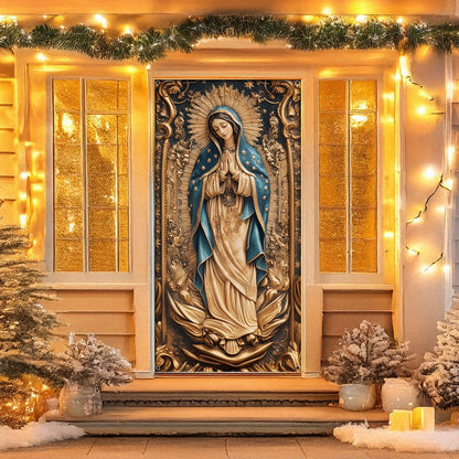 Shineful Door Cover Radiant Faith Christmas